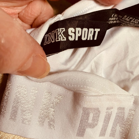 Pink Sport Womens White Strappy Bralette Size Small - Picture 9 of 10